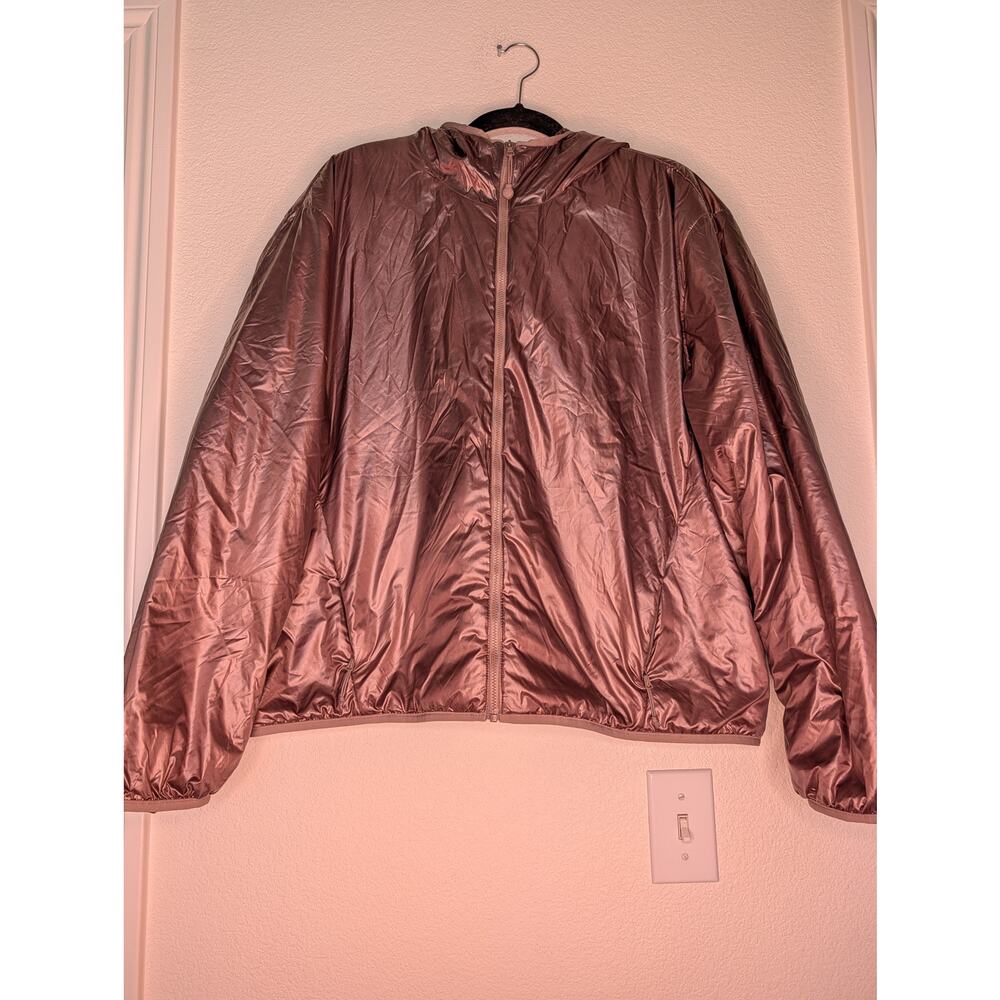 Aritzia TNA The Pillow Puff Packable Vegan Down Puffer Jacket XL Brown Travel